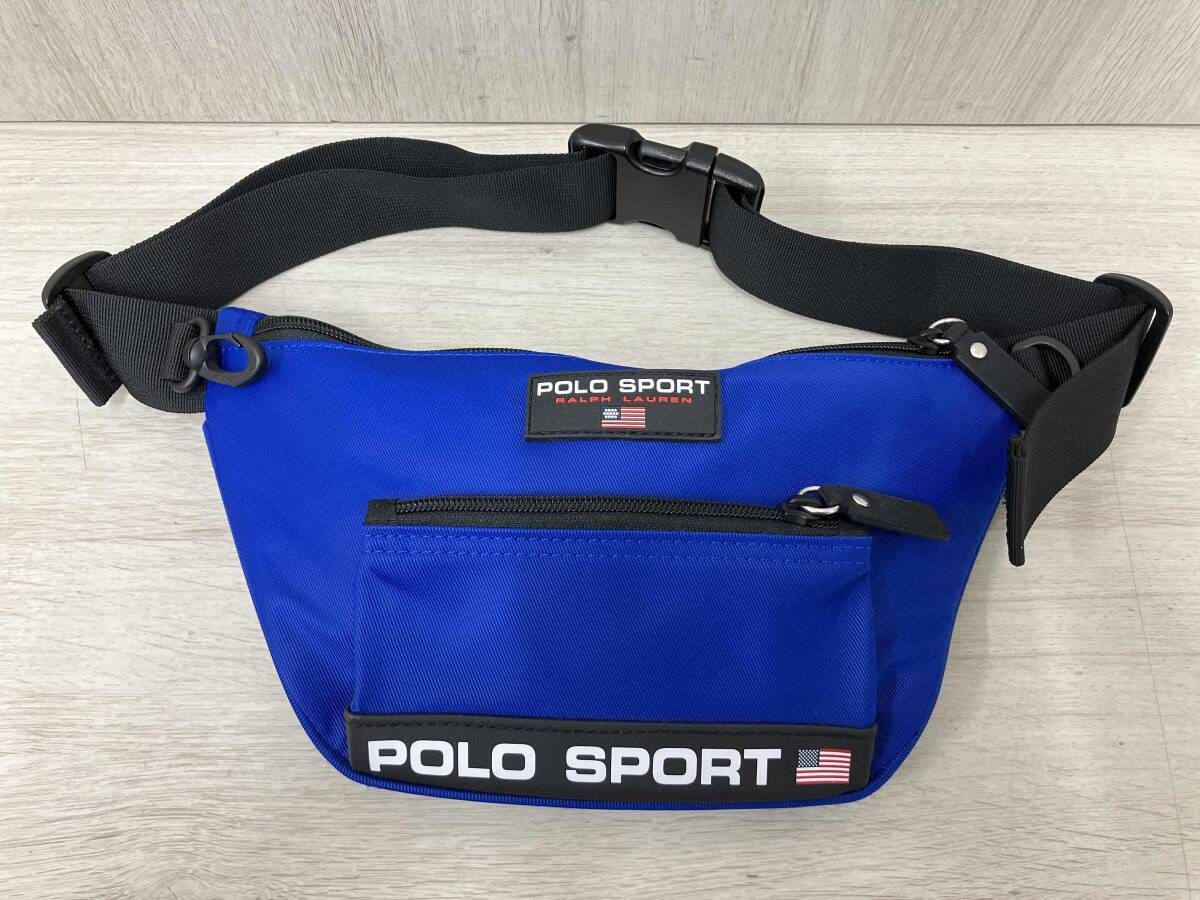 POLO SPORTS ラルフローレン ボディバッグ ウエストポーチ ブルー