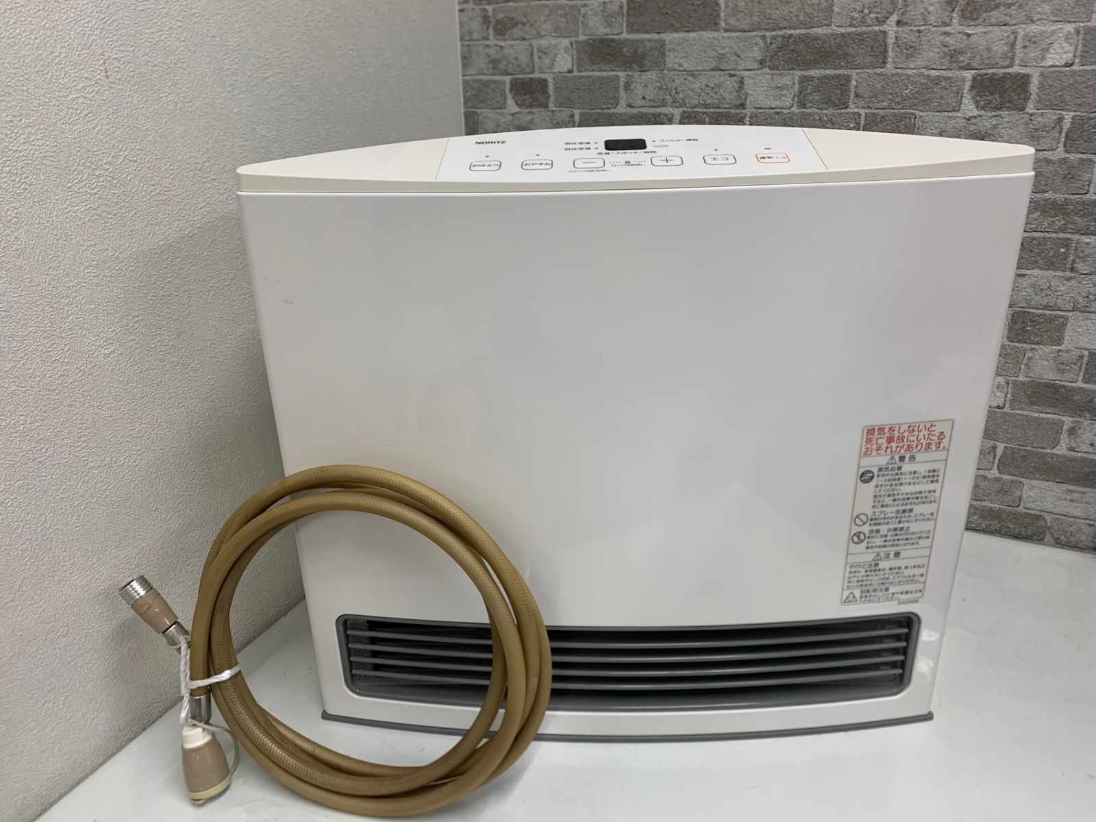 NORITZ ノーリツ ガスファンヒーター GFH-4005S-W5 LPガス用 2018年製