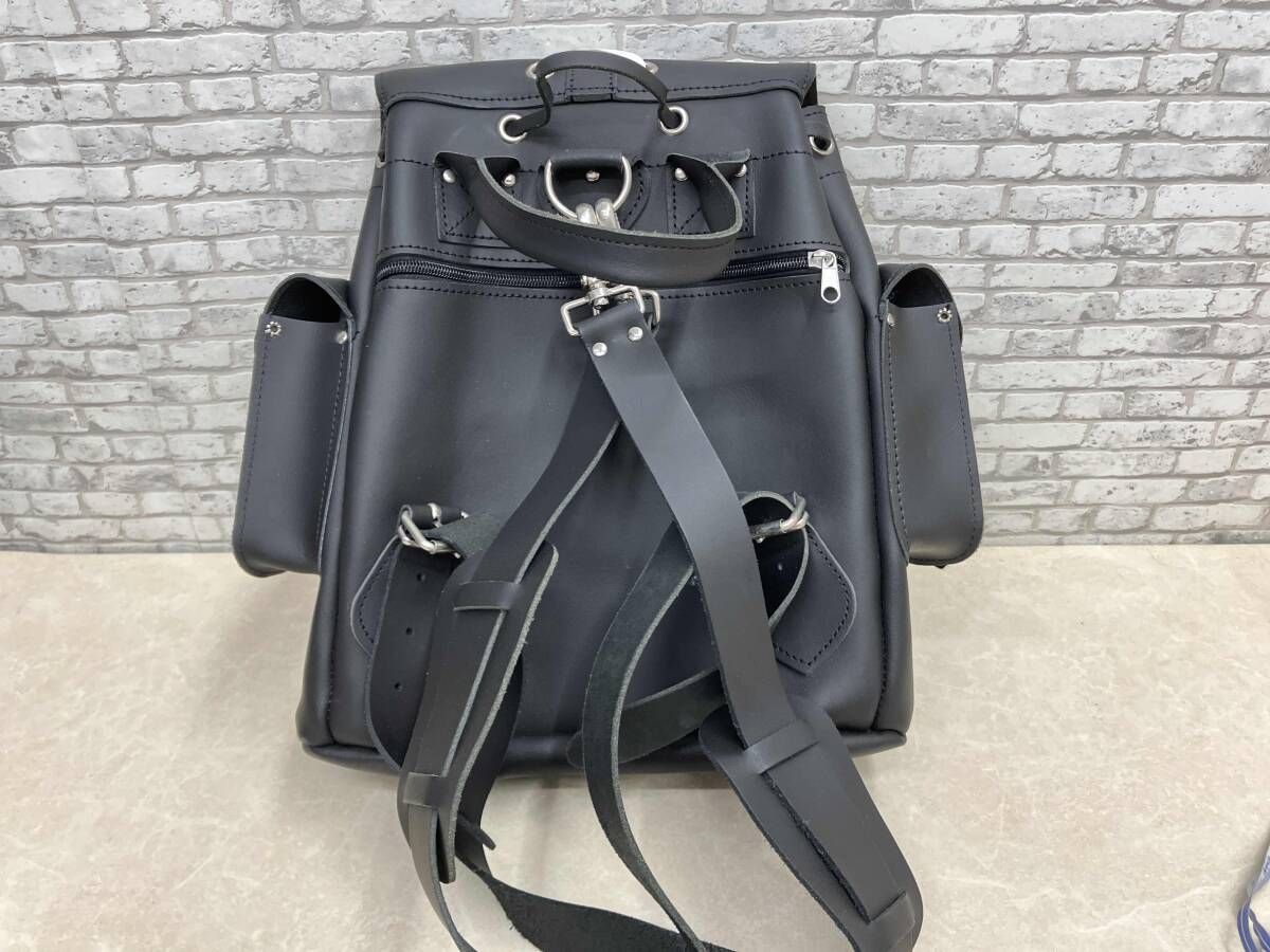 GRAFEA グラフィア レザーリュックサック デイバック ブラック イギリス製