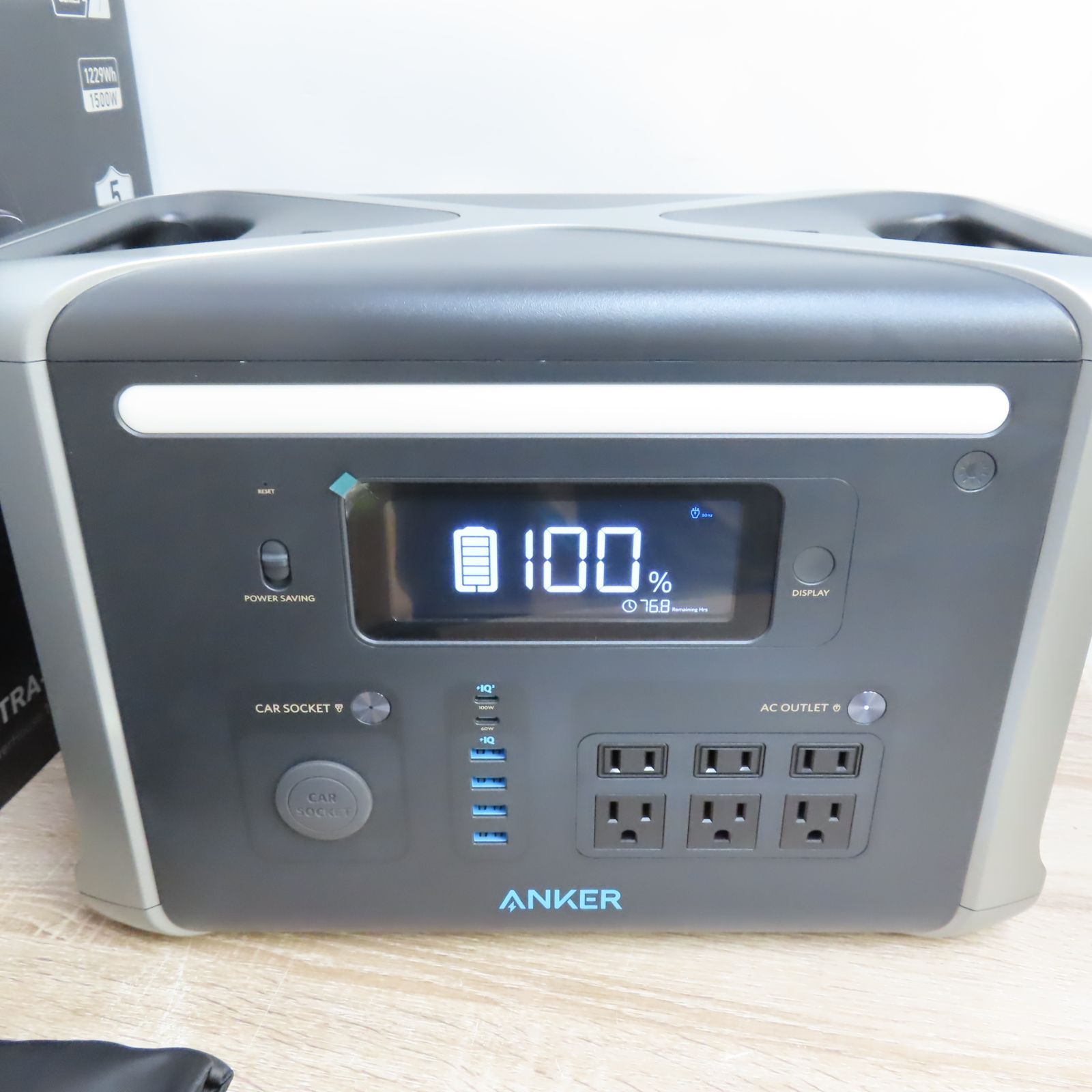 ANKER ポータブル電源 757 Portable Power Station PowerHouse 1229 Wh 動作品