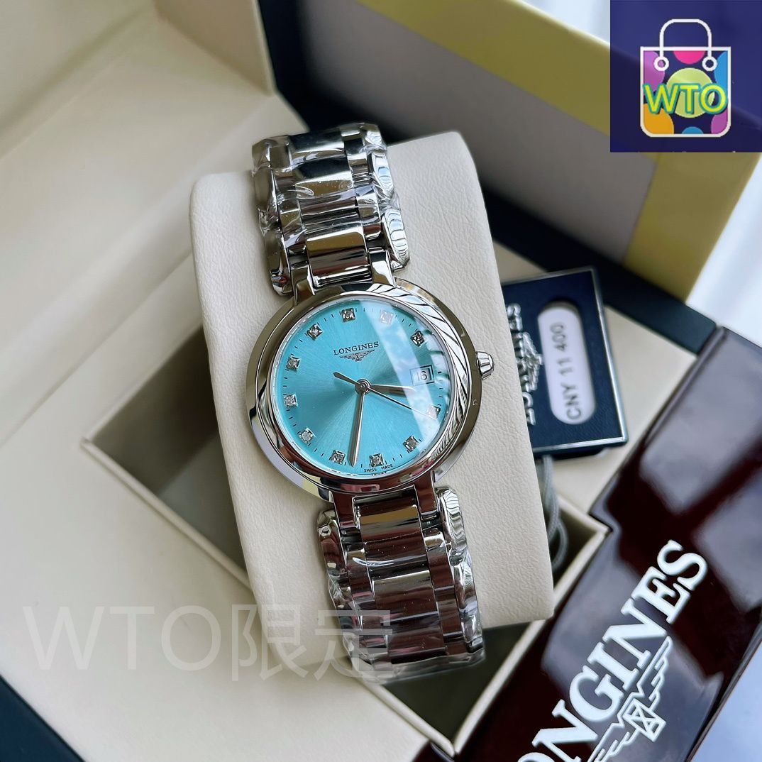 LONGINES ロンジン レディース腕時計 30mm｜ダイヤモンド文字盤×スイス