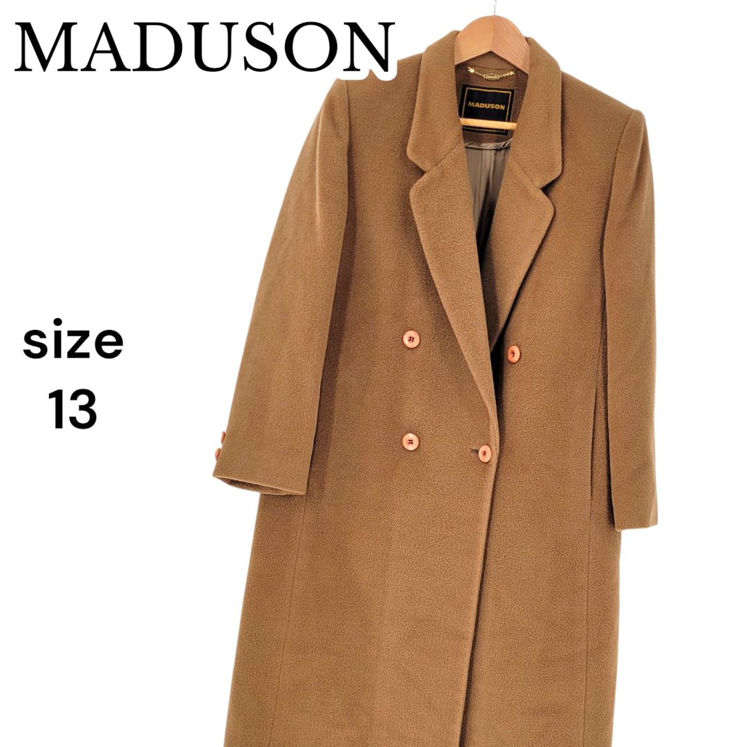 23区 ウール　カシミヤ混 ロングコート キャメル 38サイズ　オンワード樫山 23区 ウールカシミヤビーバー チェスターコート （キャメル系） -靴