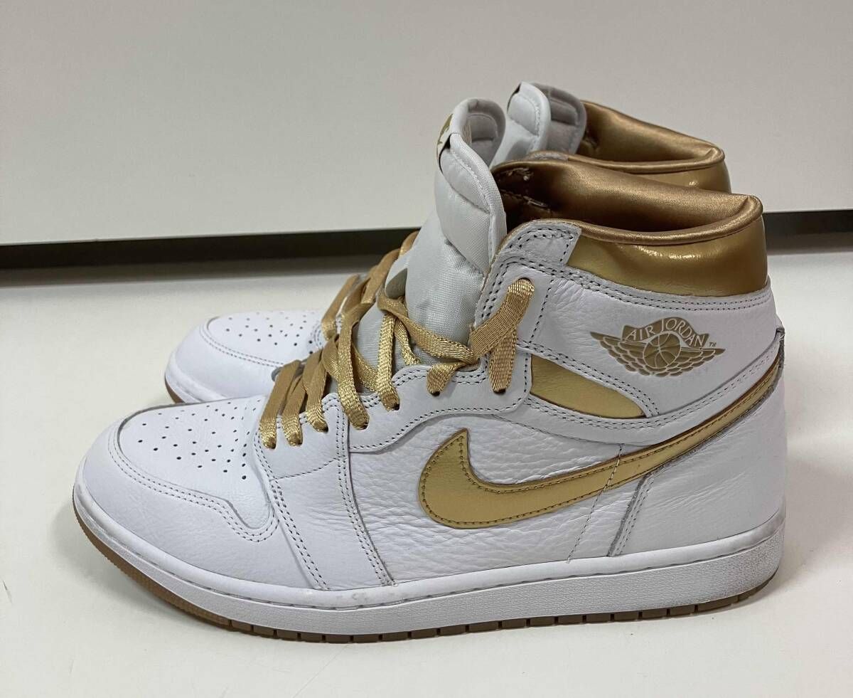 NIKE ナイキ Air Jordan 1 Retro High OG White G スニーカー FD 2593 107 サイズ28 5 cm ホワイト ゴールド