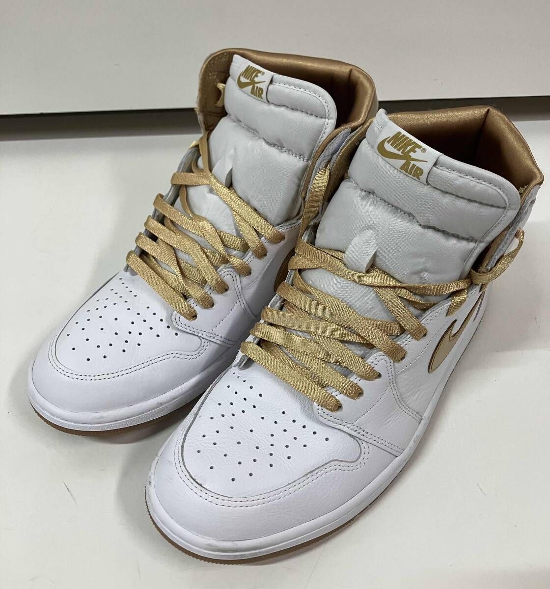 NIKE ナイキ Air Jordan 1 Retro High OG White G スニーカー FD 2593 107 サイズ28 5 cm ホワイト ゴールド