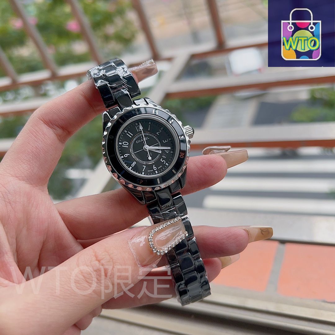 Chanel] J12 クオーツレディースウォッチ - 専用ケース・カード・袋