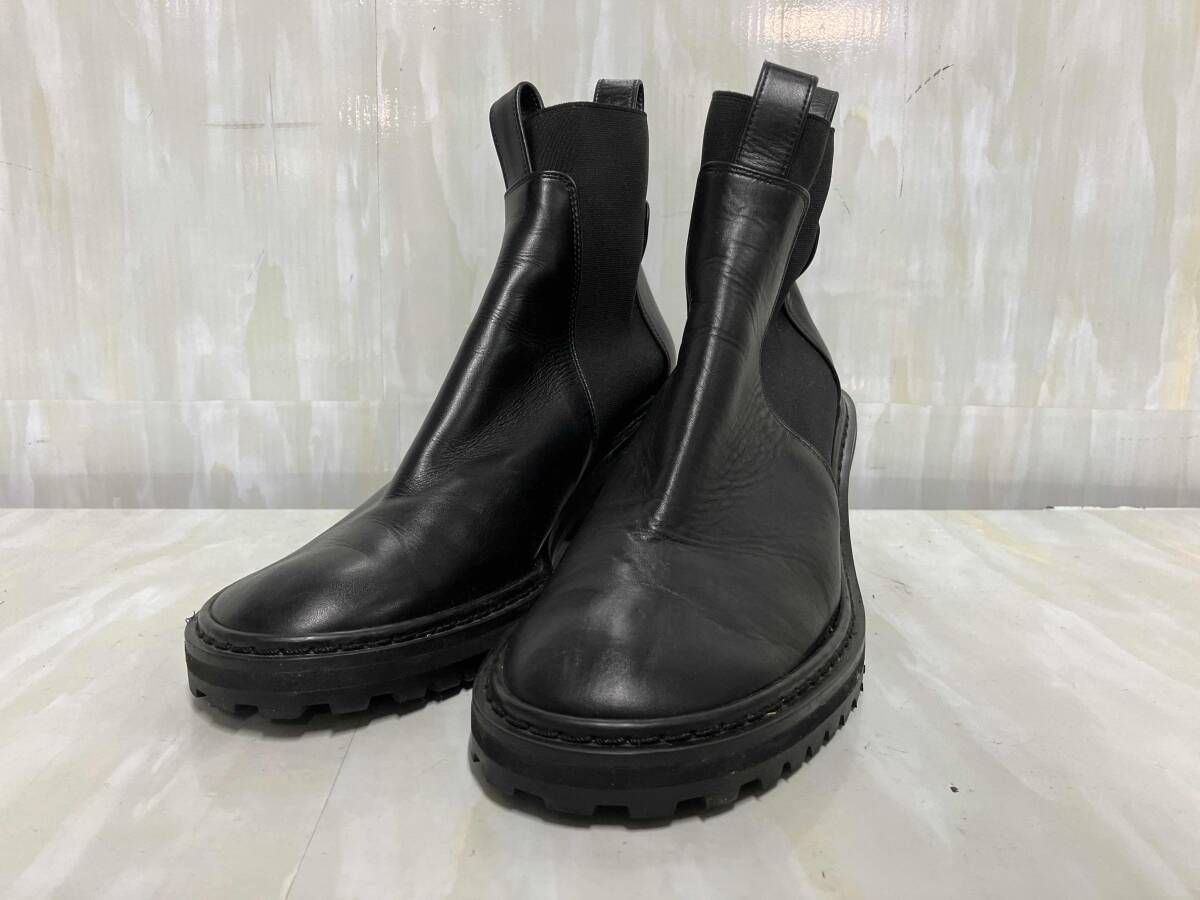 PIPPICHIC ピッピシック ショートブーツ サイドゴア ヒール ブラック 日本製