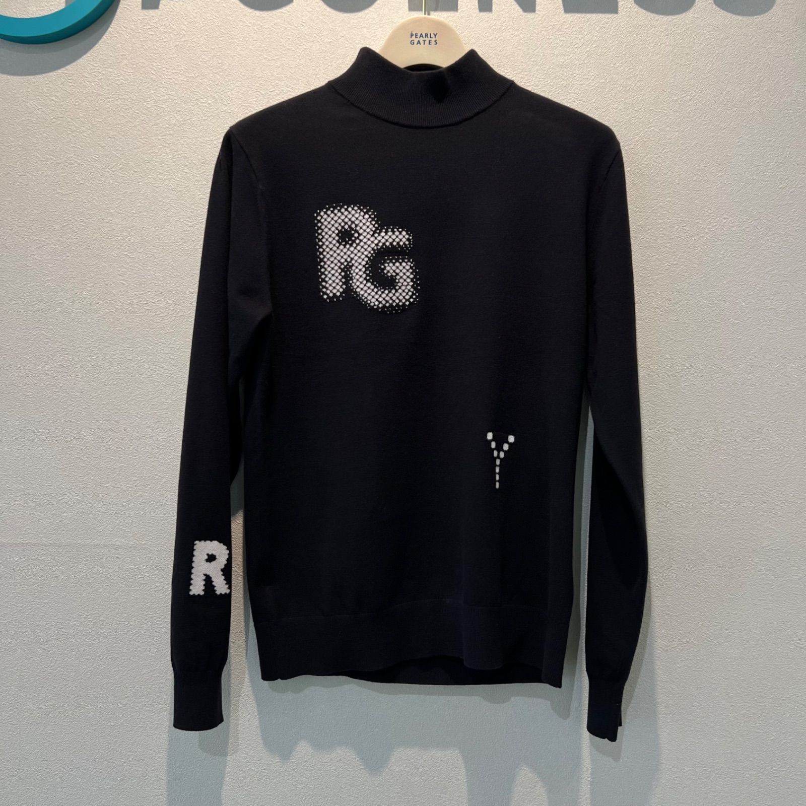 ✨新品 タグ付 ✨ PEARLY GATES カシミヤ　ニット　上田桃子着用 ⭐期間限定でお値下げ⭐ 【新品タグ付】PEARLY GATES 12G部分