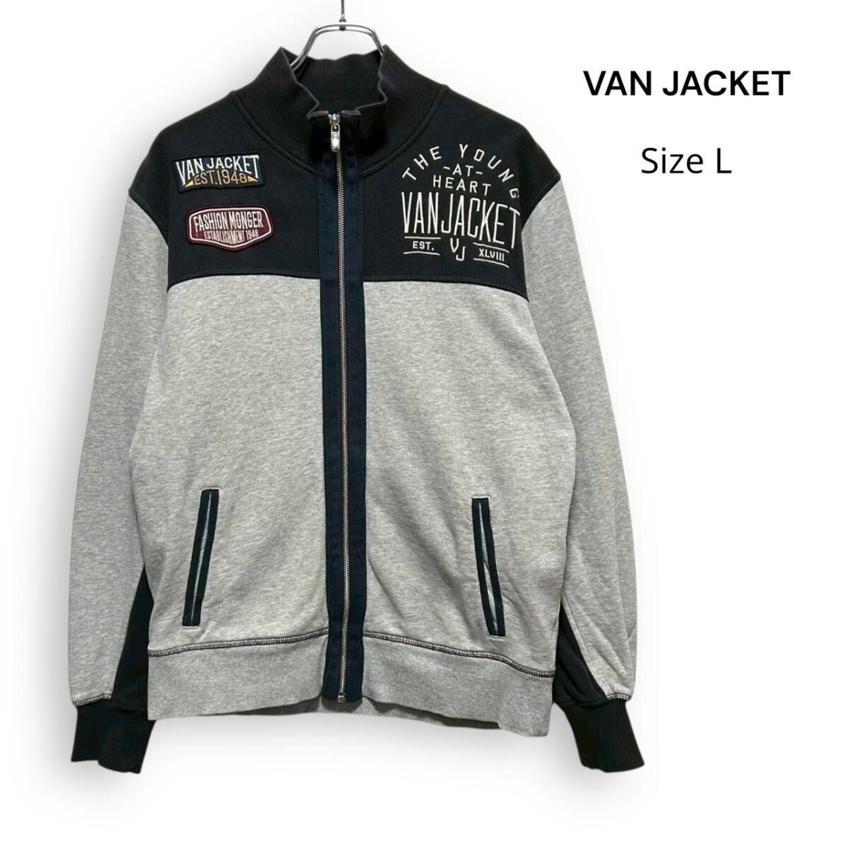 A2578/ VAN JAC ヴァン ジャケット ジップアップ スウェット