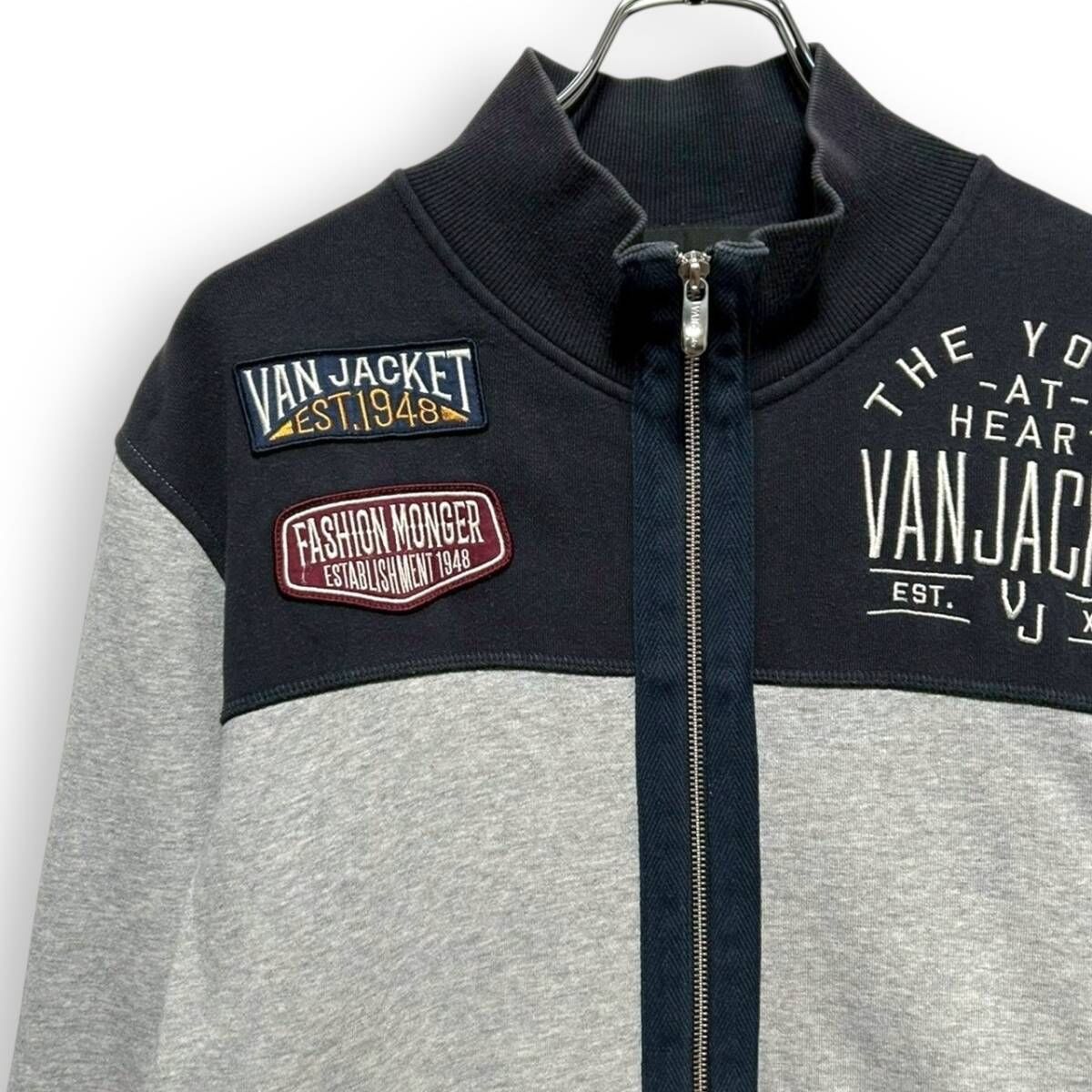 A2578/ VAN JAC ヴァン ジャケット ジップアップ スウェット
