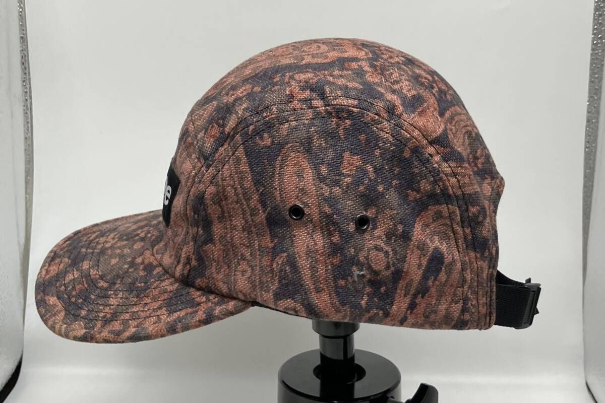 Supreme シュプリーム LIBERTY リバティ ART FABRICS アートファブリック キャップ ストリート ロゴ 総柄 帽子 レッド