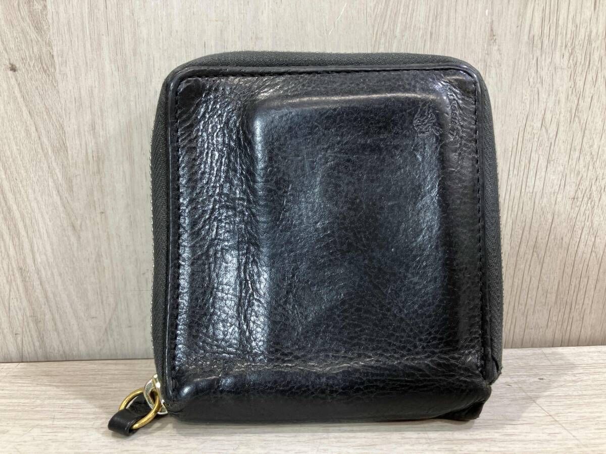 イルビゾンテ ラウンドジップ ファスナー 財布 ブラック シボ ゴールド イルビゾンテ ラウンドジップ ファスナー 財布 ブラック シボ ゴールド