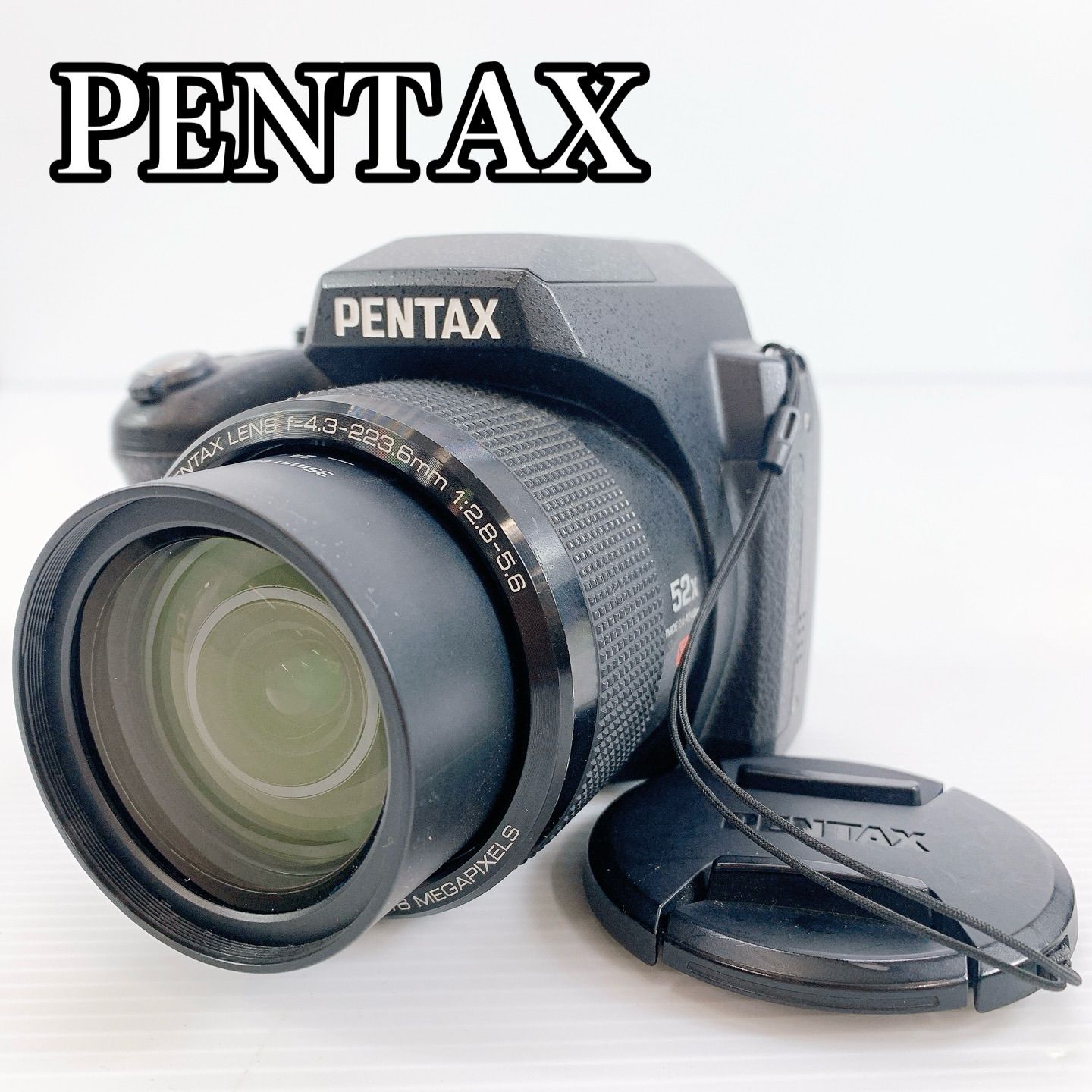 H-138 PENTAX デジタルカメラ XG-1 ブラック 52倍ズーム 16 MP 動作品 高倍率ズーム 旅行 運動会 野鳥撮影