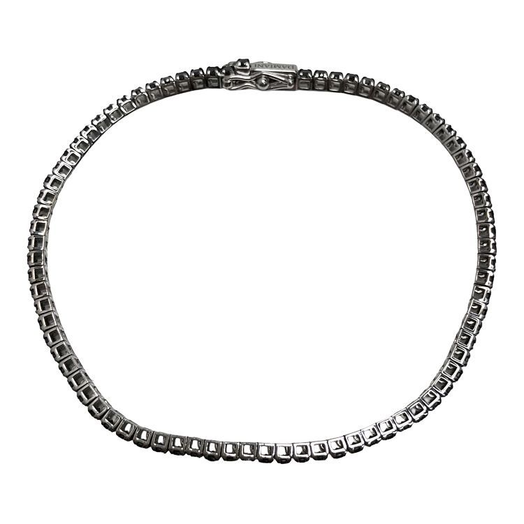 DAMIANI ダミアーニ 750 WG タイムレス クラッシコ ソウ ウーノ ブレスレット ダイヤモンド ブラックダイヤ ホワイトゴールド