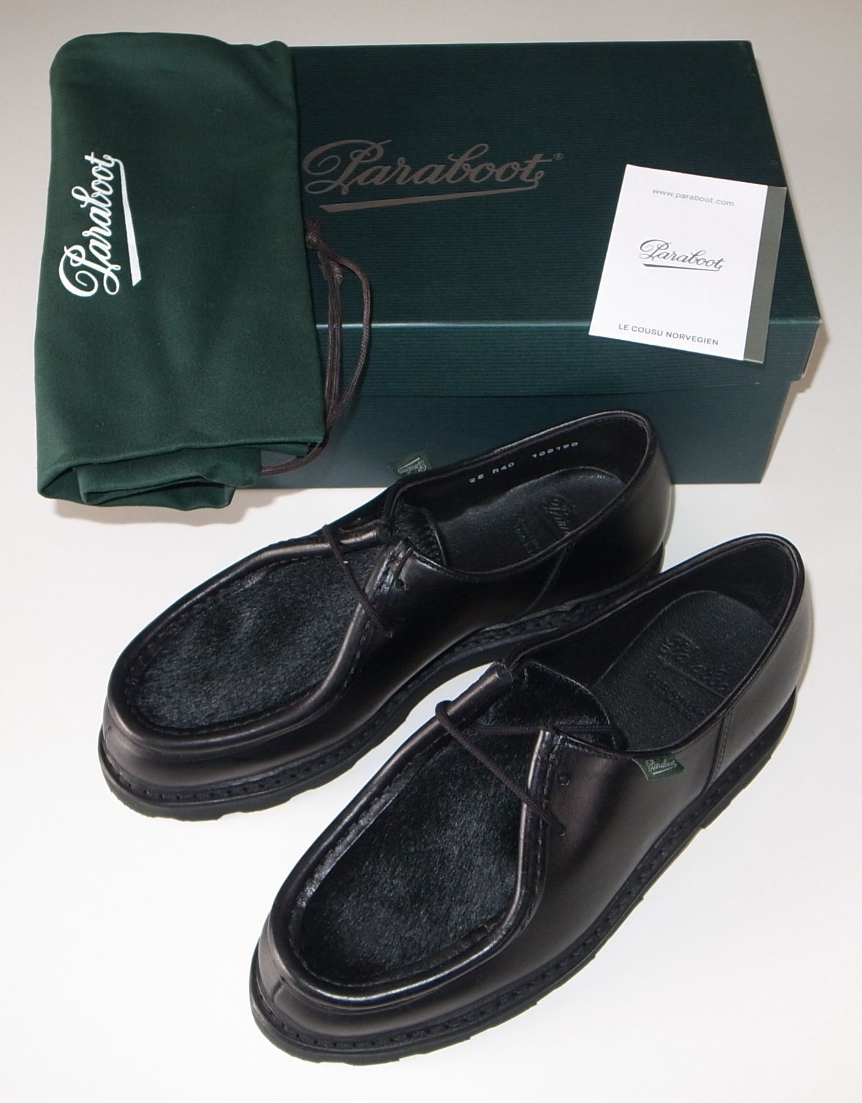 paraboot michael pony パラブーツ ミカエル ポニー black size 40