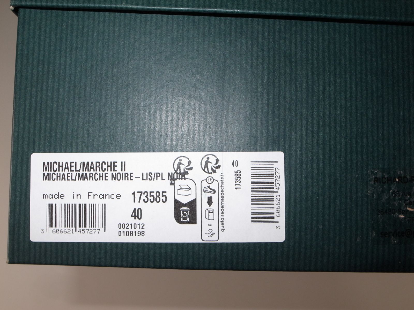 paraboot michael pony パラブーツ ミカエル ポニー black size 40