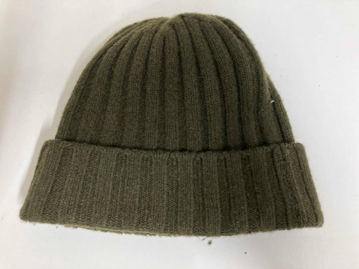 CONTRARY DEPT コントラリーデプト ニット帽 ニットキャップ カーキ
