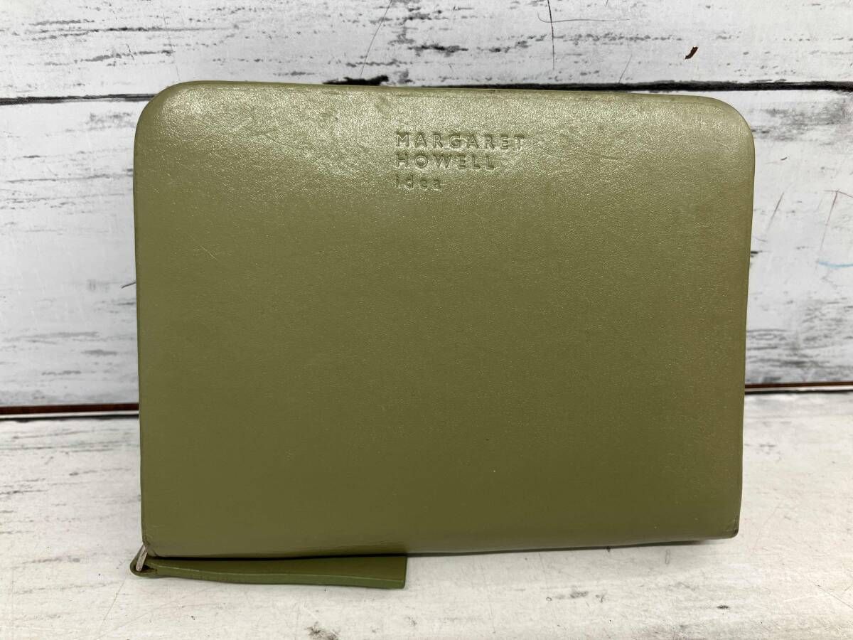 MARGARET HOWELL idea OLIVE マーガレットハウエル 二つ折り 財布
