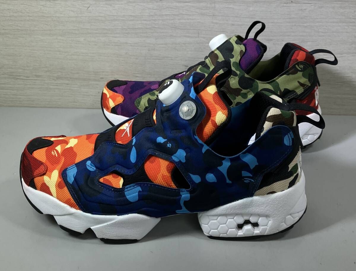 Reebok A BATHING APE Q 47370 Instapump Fury OG スニーカー サイズ27 cm