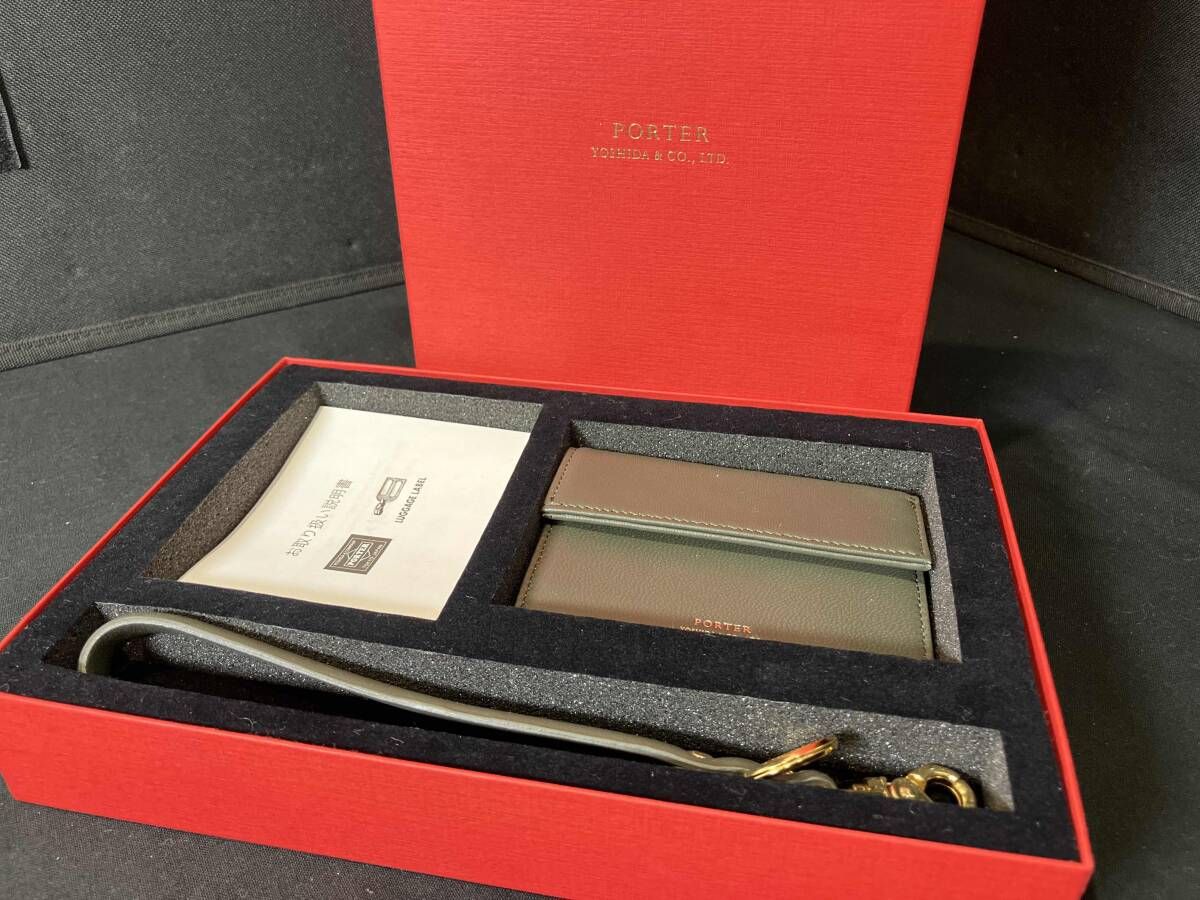 未使用 PORTER ポーター UNI ユニ ウォレット 二つ折り財布 カーキ PORTER ポーター UNI WALLET 二つ折り財布 セット グリーン - メルカリ