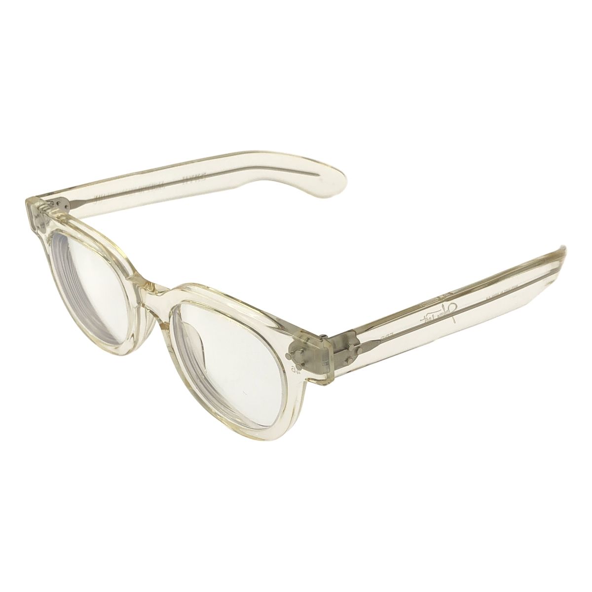 HYKE ハイク JULIUS TART OPTICAL ジュリアスタートオプティカル クリアフレーム アイウェア メガネ ユニセックス PL 005 N 46 22 CLEAR CRYSTAL