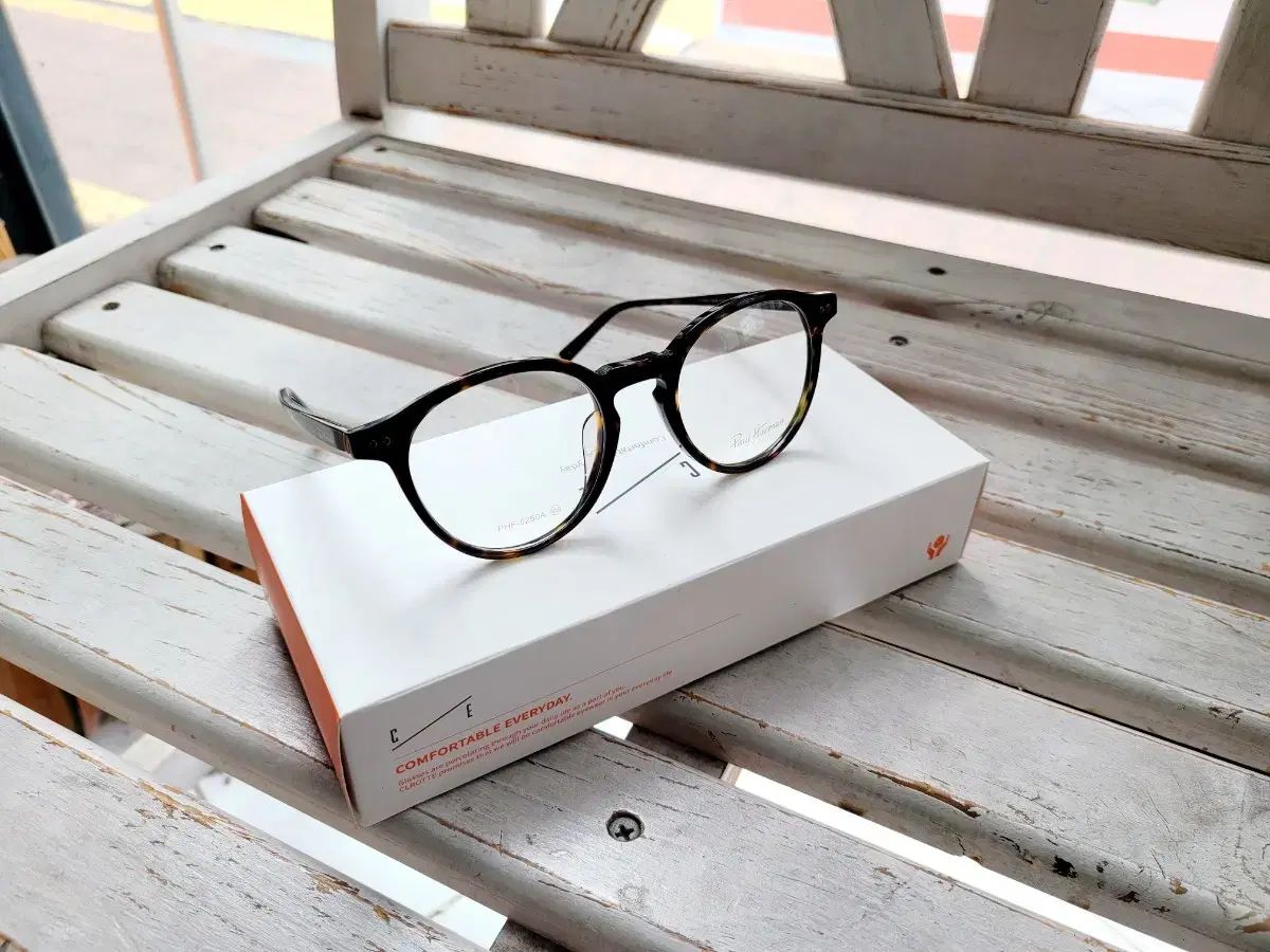ポールHUMAN MADEメガネ PHF 5250 A ジーン レオパード ウェリントン