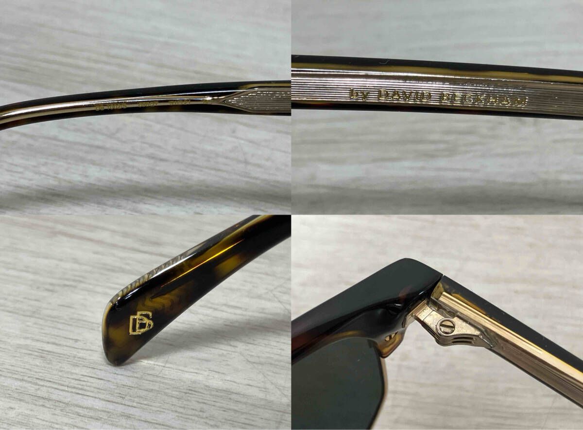 DAVID BECKHAM デビッドベッカム サングラス ブラウンデミ グリーン 51▫︎21 145 DB 1002 S 086 QT テーパード サングラス 