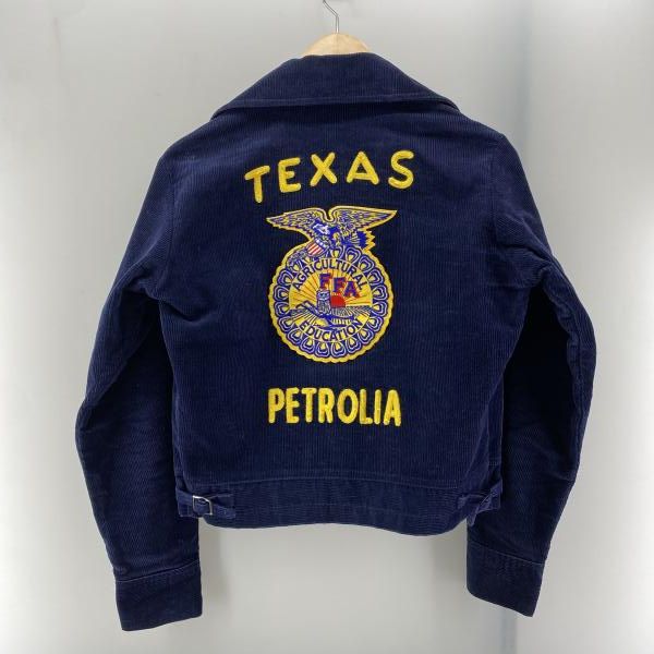 中古】FFA 70s TEXAS コーデュロイ ファーマーズジャケット ネイビー
