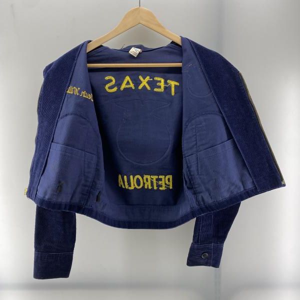 中古】FFA 70s TEXAS コーデュロイ ファーマーズジャケット ネイビー