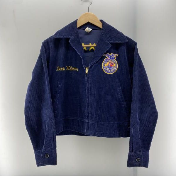 中古】FFA 70s TEXAS コーデュロイ ファーマーズジャケット ネイビー