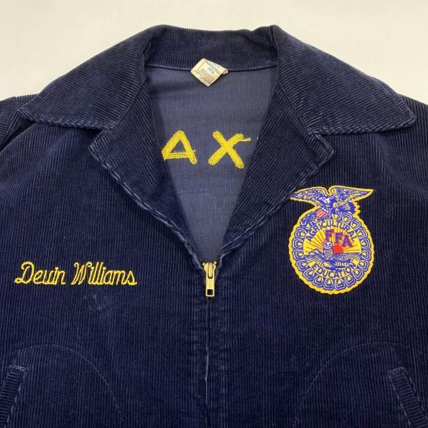 中古】FFA 70s TEXAS コーデュロイ ファーマーズジャケット ネイビー