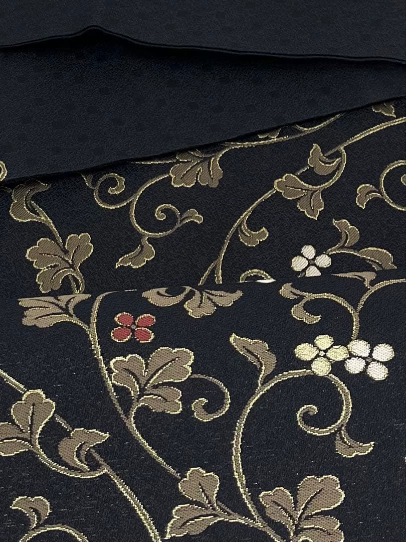 西陣織 弥栄織物 九寸名古屋帯 唐草模様 未使用品 正絹 D180 - メルカリ