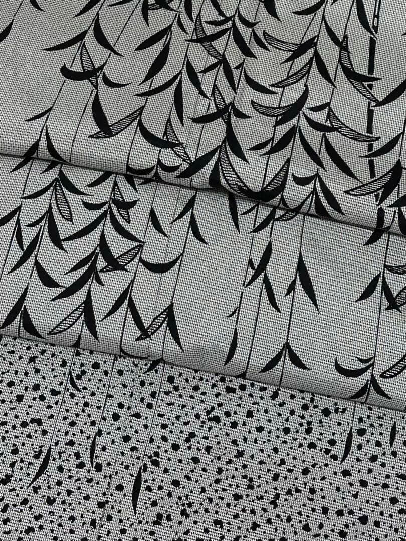 本場大島紬 染大島 縞大島 正絹 旗印 A 089