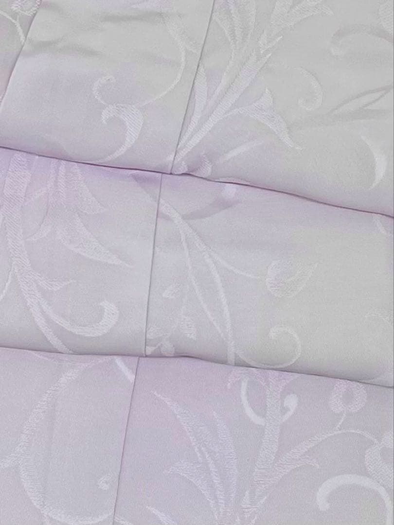 道中着 広バチ衿 正絹 ガード加工済 躾糸付き A 085