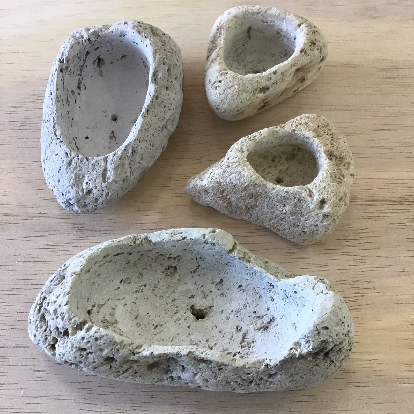 お試しセット｜アイテラスの軽石鉢 4点セット｜軽量＆通気性抜群｜観葉