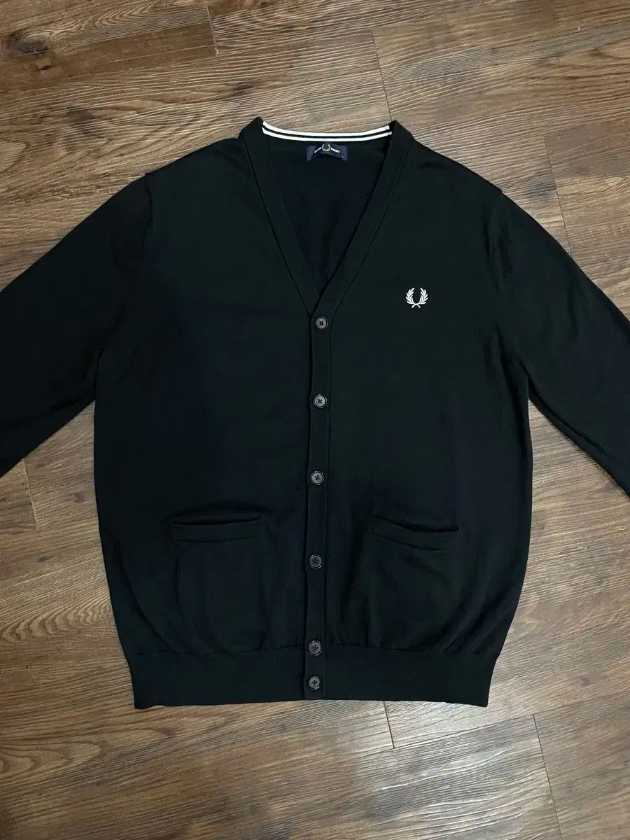 フレッドペリー ブラック Classic カーディガン