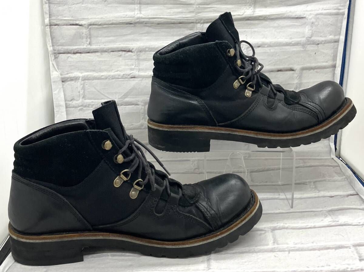 アルフレッドバニスター ワークブーツ 廃盤 42 ダメージ加工 レースアップ ワークブーツ｜alfredoBANNISTER / アルフレッド・バニスター