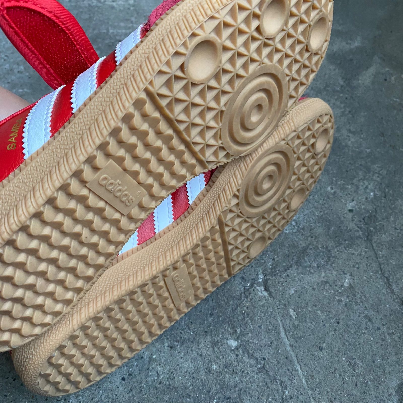 adidas Samba Jane w 24.5cm Red アディダス サンバジェーン