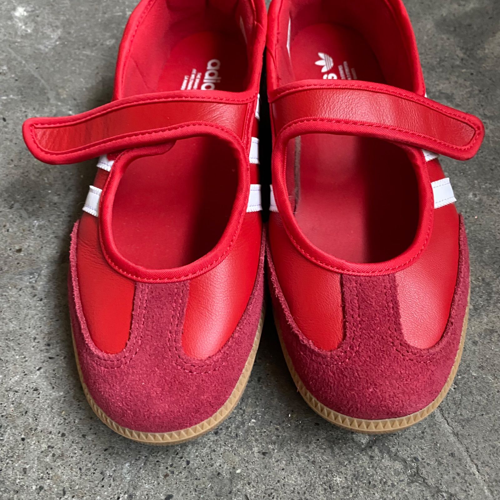 adidas Samba Jane w 24.5cm Red アディダス サンバジェーン