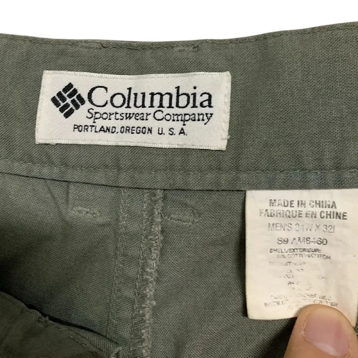 USA コロンビア ヴィンテージ コットン カーゴ パンツ 34