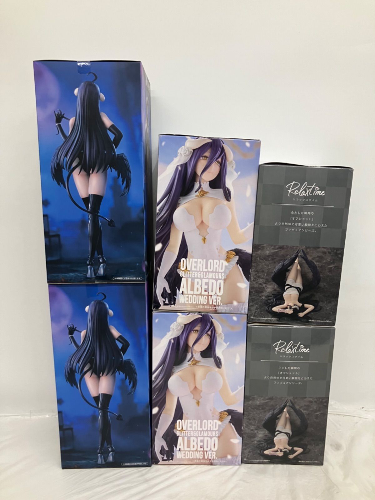 未開封 オーバーロード OVERLORD アルベド Relax time 他 6個セット