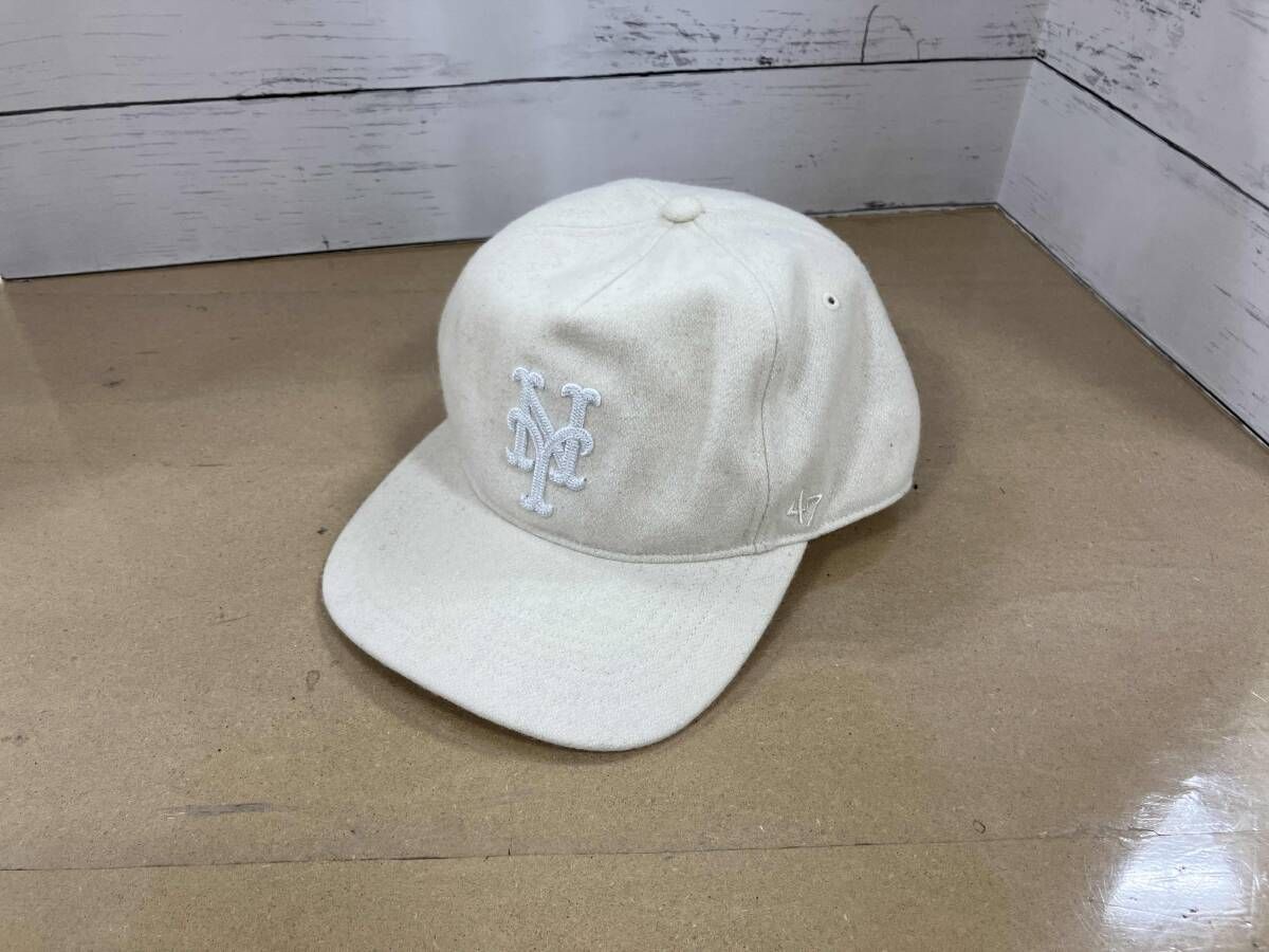 KITH キス47 ウールキャップ キャップ アイボリー杢