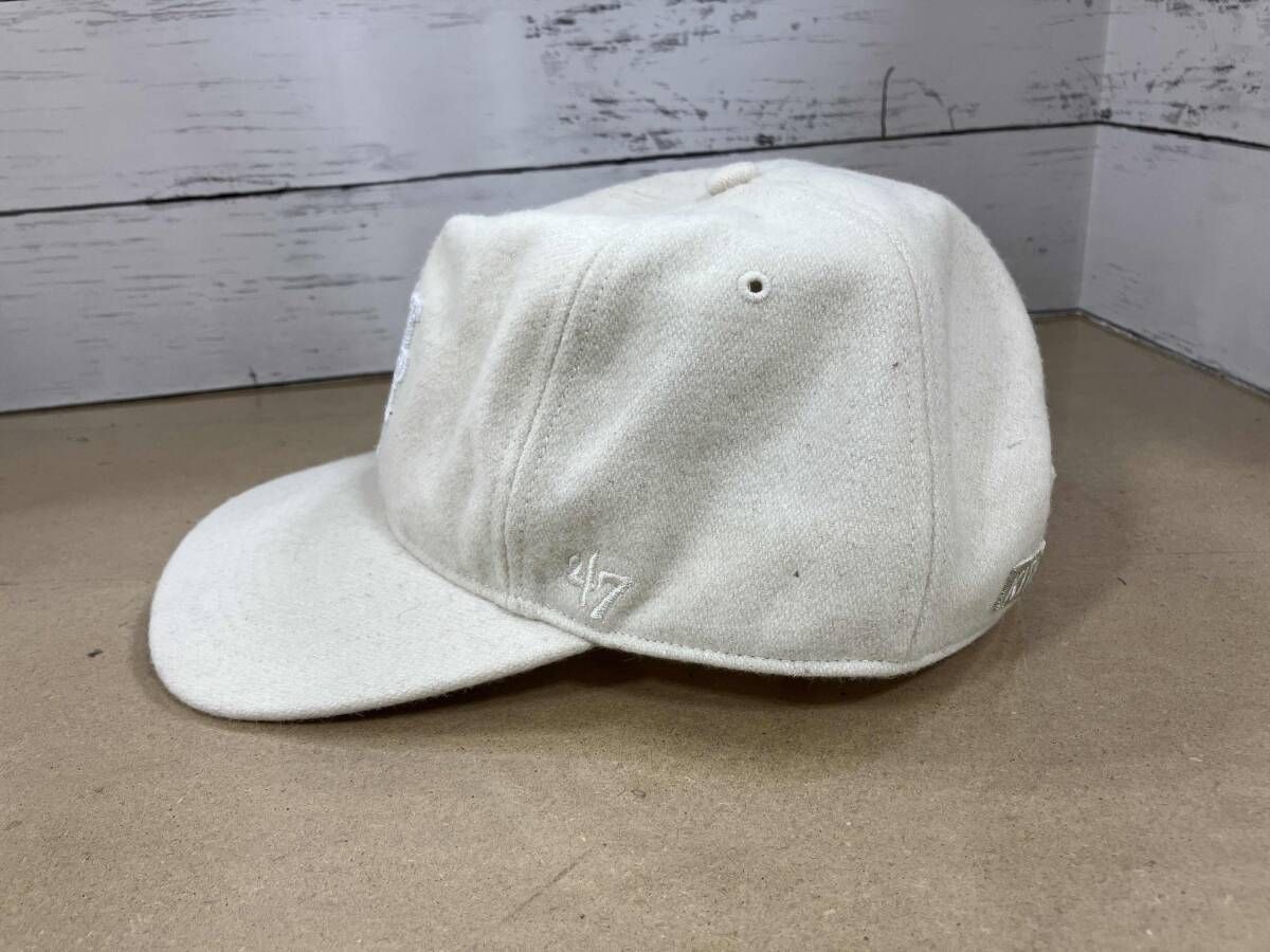 KITH キス47 ウールキャップ キャップ アイボリー杢