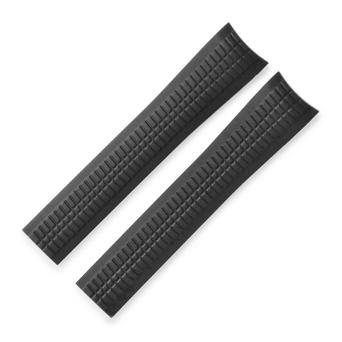 パテックフィリップ PATEK 腕時計パーツ アクアノート用 ラバーバンド ラバー ブラック ベルト 21ｍｍ 黒