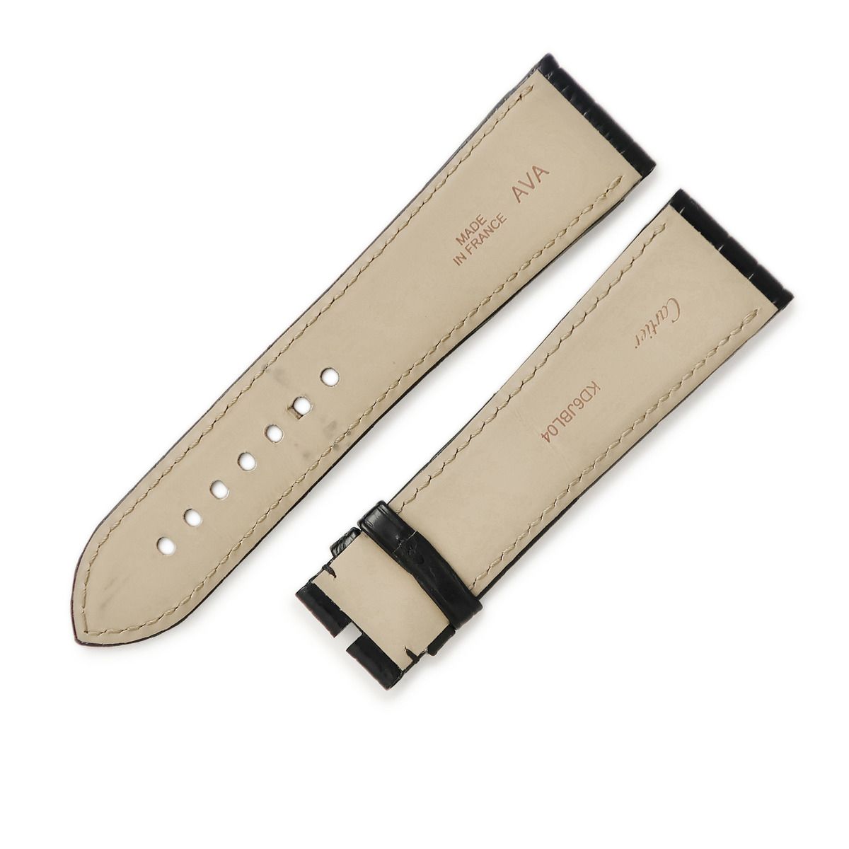 カルティエ Cartier 腕時計パーツ タンク ディヴァン用 クロコバンド