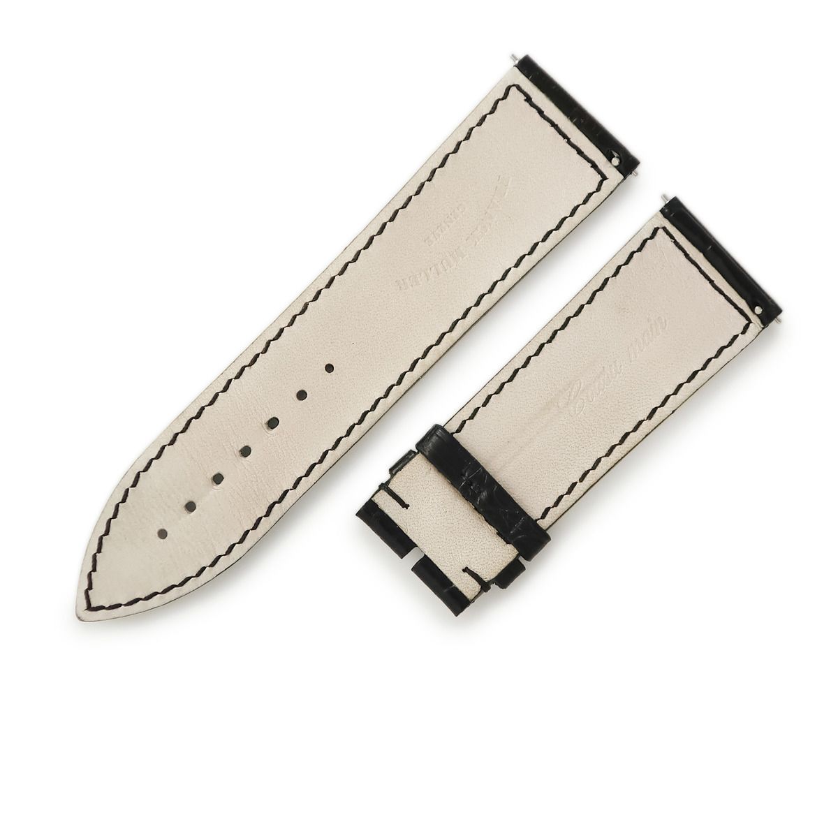 フランクミュラー FRANCK MULLER 腕時計パーツ ロングアイランド用 1300 1200 1150 1100 クロコバンド クロコダイル ブロンズ 替え ベルト 24 mm ブラウン バネ棒