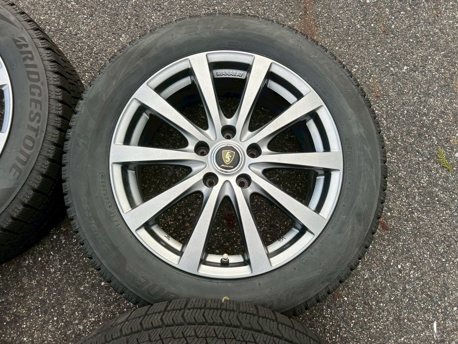 2511-49-08 バリ山 スタッドレス ブリヂストン VRX2 215/55R17