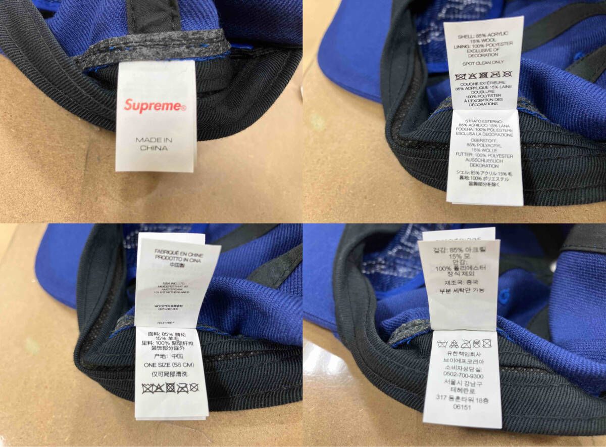 Supreme シュプリーム キャップ Felt Arc 6-Panel キャップ ブルー 