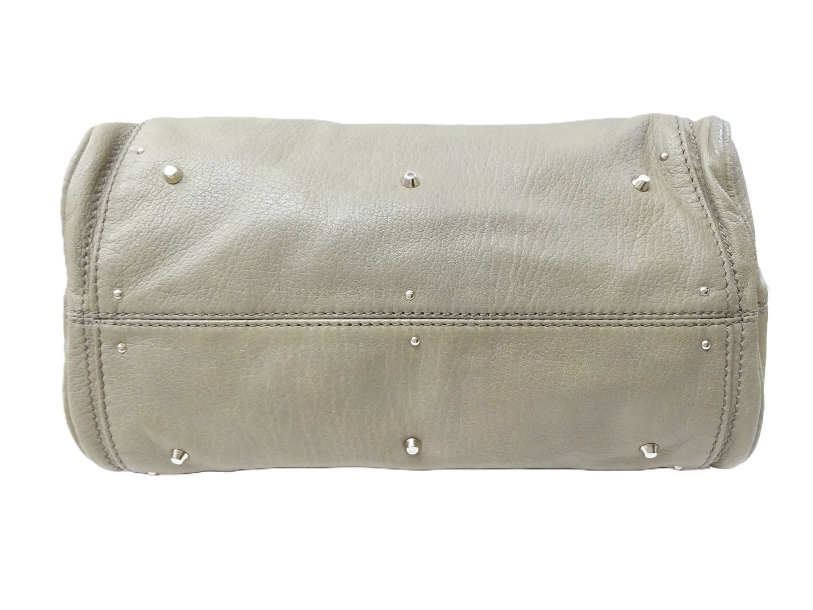 Chloe クロエ パディントン ハンドバッグ グレージュ クリア シルバー
