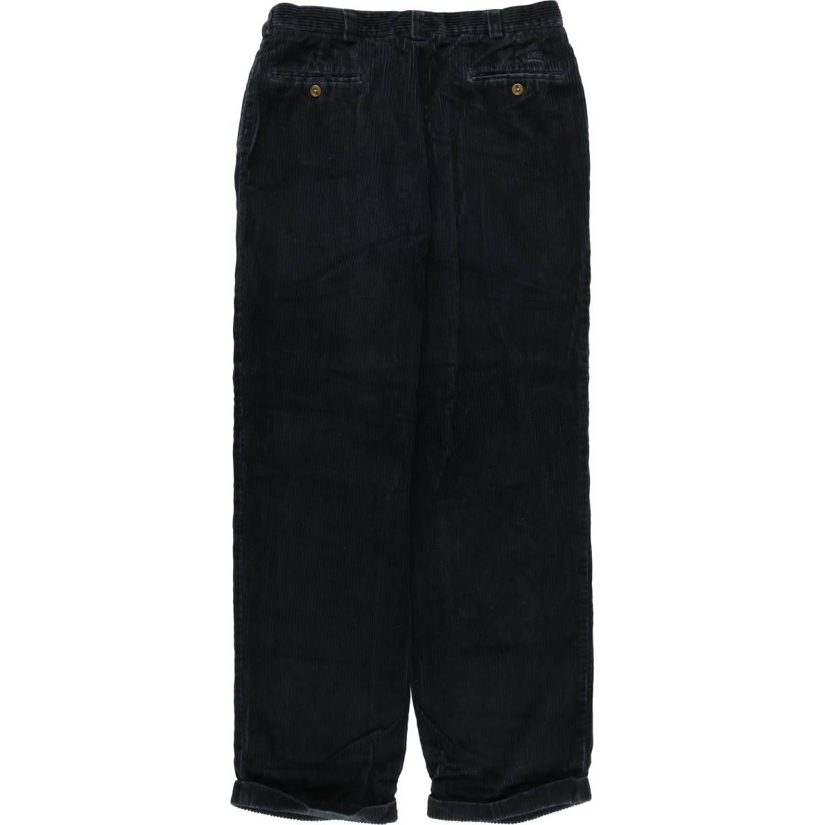 古着 トミーヒルフィガー TOMMY ツータック コーデュロイパンツ メンズw 34相当 ヴィンテージ eaa 593202