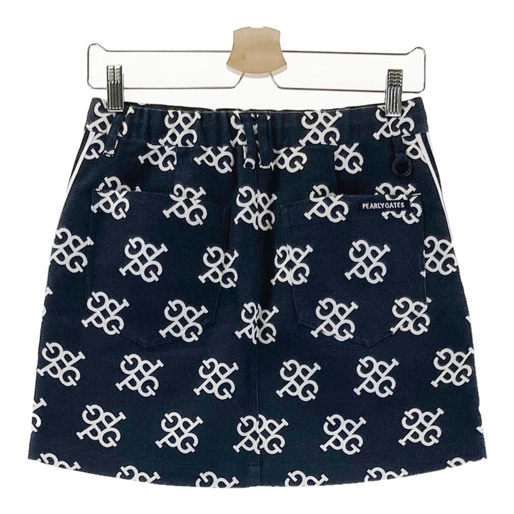 パーリーゲイツ★サイドロゴスカート希少00 サイズ：0 PEARLY GATES パーリーゲイツ 30周年 スカート サイドライン